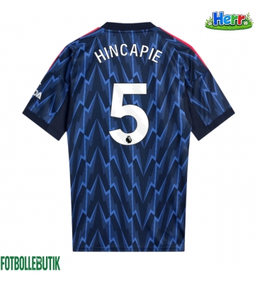 Arsenal Piero Hincapie #5 Bortatröja 2025-26 Kortärmad